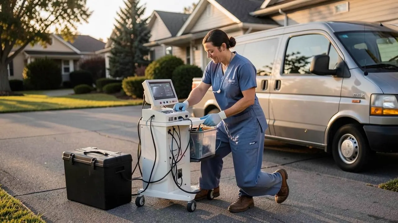 Cover image for the article Teleradiology for Mobile and House-Call Vets